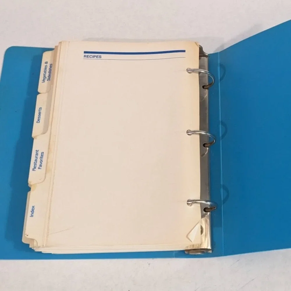 Vtg Angels in Aprons Cookbook First Presbyterian Church of Libertyville Binder